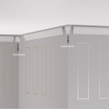 1 Aussenecke für OL-1 weiss